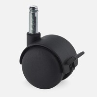thumb-PP wiel 50mm stift 8mm met rem-1