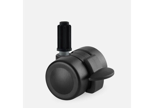 PALOW wiel 35mm plug 17mm met rem 