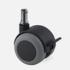 PPTP wiel 50mm stift 11mm met rem