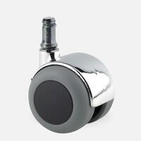thumb-PPTP chrome wiel 50mm stift 11mm-1