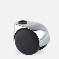 thumb-PP luxe wiel chrome metaal gat 10mm-1