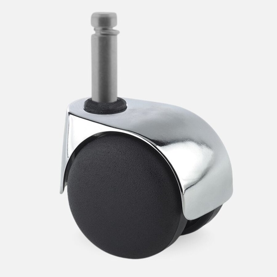 PP luxe wiel chrome metaal stift 10x30mm-1