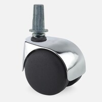 thumb-PP luxe wiel chrome metaal plug staal 13mm-1