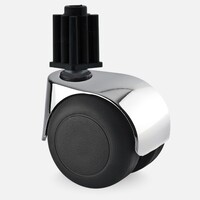 thumb-PPTP luxe wiel chrome metaal plug vierkant 26mm-1