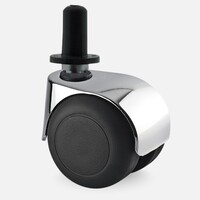 thumb-PPTP luxe wiel chrome metaal plug kunststof 13mm-1