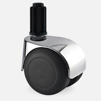 thumb-PPTP luxe wiel chrome metaal plug 22mm-1