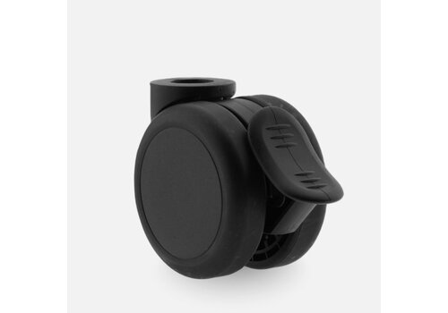 PAROL wiel 65mm krans 27mm met rem  PAROL wiel 65mm krans 27mm met rem