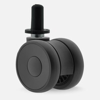 thumb-PAPU HIGH wiel 75mm plug rond kunststof 13mm-1