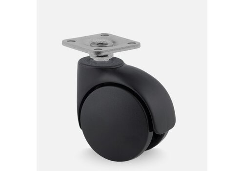 PALUX wiel 75mm plaat 42x42mm 