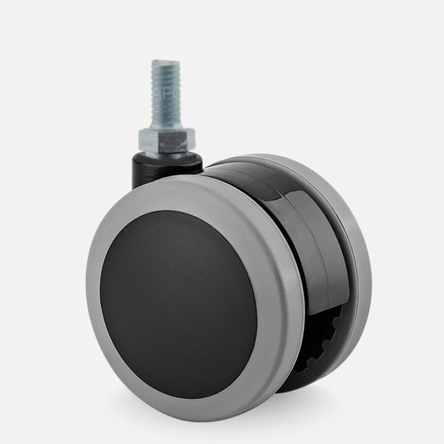 PAPU black wiel 75mm bout M10x15-1