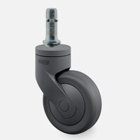 thumb-SYTP zwart afdekkap wiel 75mm stift 10mm-1