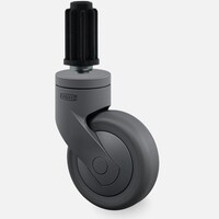 thumb-SYTP zwart afdekkap wiel 75mm plug rond 14mm-1