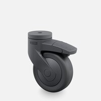 thumb-SYTP zwart afdekkap wiel 75mm met rem-1