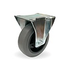 Livellö bokwiel elastisch rubber 160 2KO plaat