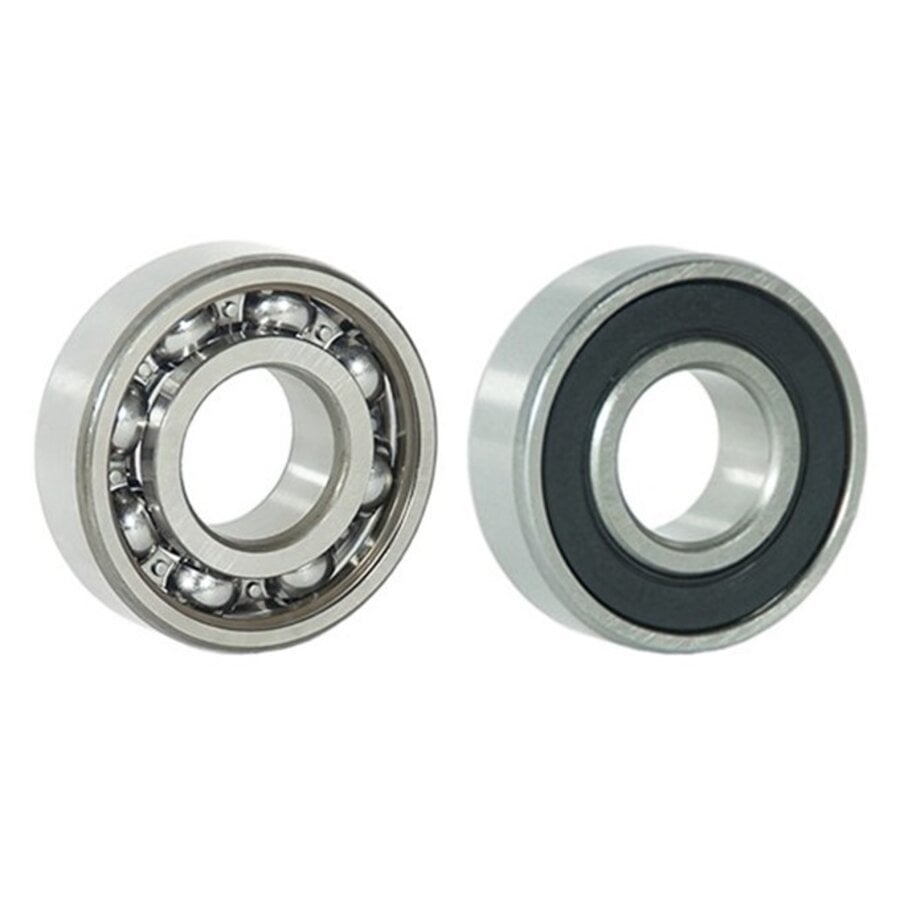 EdelRader zwenkwiel grijs rubber 125mm 2KA boutgatbevestiging met rem-3