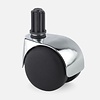 PP luxe wiel chrome metaal plug 17mm