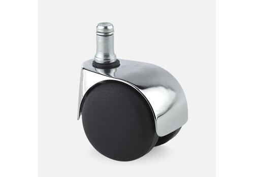 PP luxe wiel chrome metaal stift 10mm 
