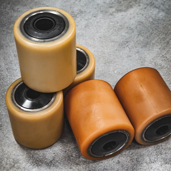 Set zwenkwielen – Polyurethaan 125mm, 1,5 ton