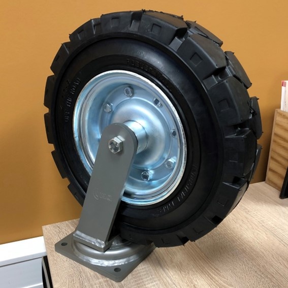Set zwenkwielen – Polyurethaan 125mm, 1,5 ton