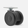 PAPU LOW wiel 65mm plaat 42x42mm