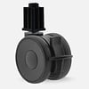PAPU LOW wiel 65mm plug vierkant 22mm met rem