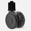PAPU LOW wiel 65mm plug vierkant 26mm met rem