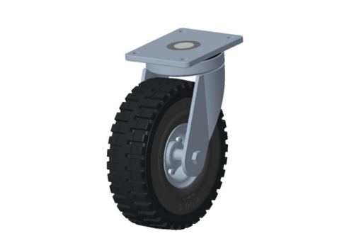 EdelRader zwaarlast zwenkwiel 306mm rubber band 