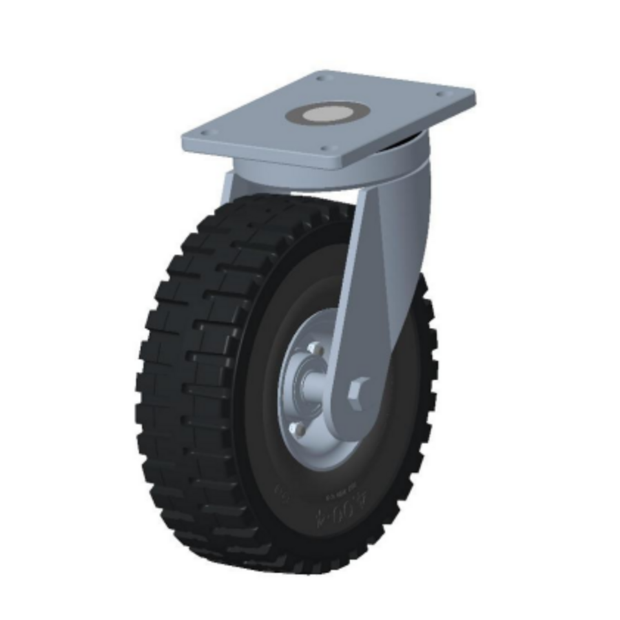 EdelRäder zwaarlast bokwiel 306mm rubber band-1