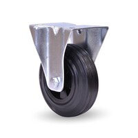 EdelRader bokwiel rubber 80mm 2KO plaat