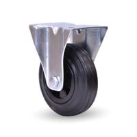 EdelRader bokwiel rubber 125mm 2KO plaat