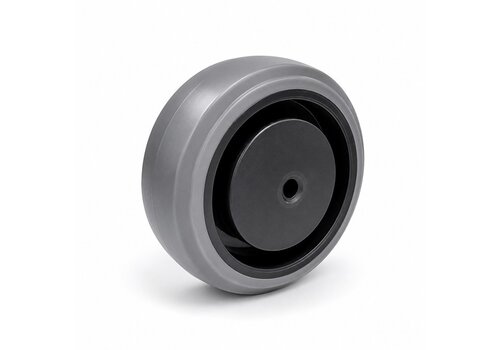 EdelRader wiel elastisch rubber 125mm 2KO 
