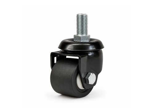 Zwenkwiel 50mm 5PO zwart zwaarlast M16 schroefdraad 