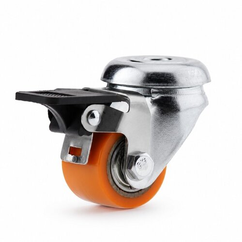 Livello zwenkwiel 35mm verzinkt 3PU boutgat met rem 