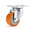 FARO zwenkwiel 50mm verzinkt 3PU plaat
