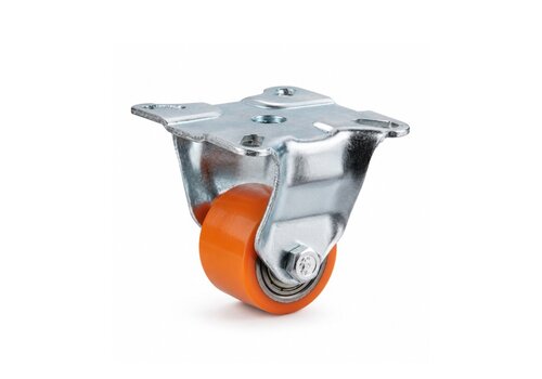 FARO bokwiel 35mm verzinkt 3PU plaat 
