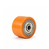 PU wiel 35mm 3LPU kogellager asgat 6mm