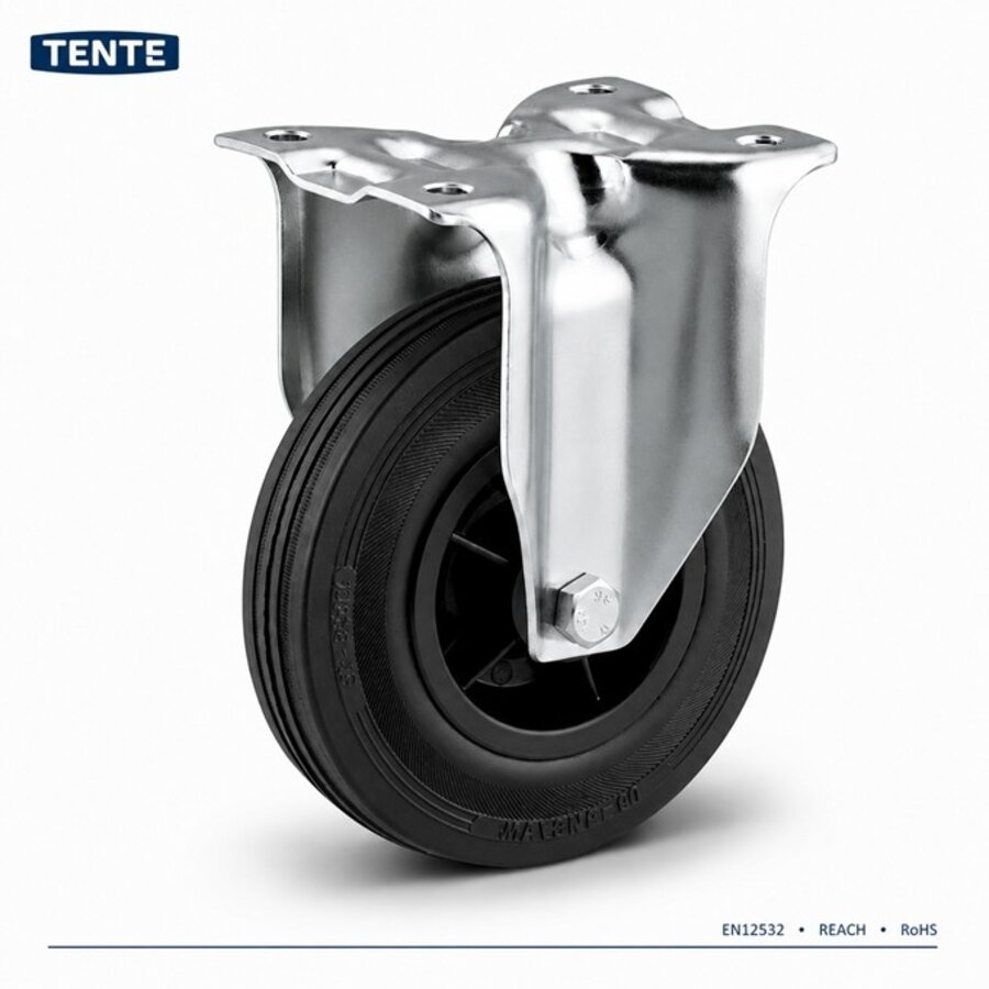 TENTE Bokwiel rubber 125 3KO plaat-1