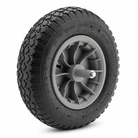 Kruiwagenwiel luchtband met as 190mm PRO