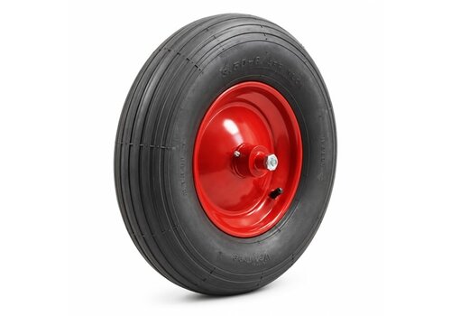 STAX kruiwagenwiel luchtband lijnprofiel met as 150mm 