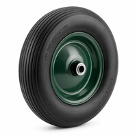 FARO PU band 390mm metaal groen asgat 20mm