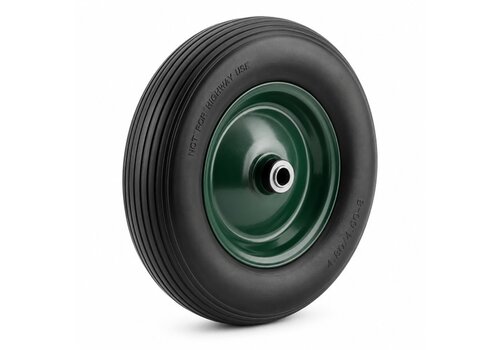 FARO PU band 390mm metaal groen asgat 20mm 