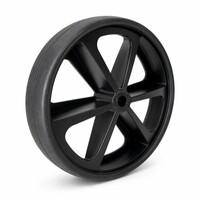 thumb-STAX Dino wiel 260mm rubberband glijlager asgat 20mm-1