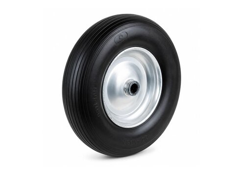 BSR PU band 400mm metaal grijs asgat 25mm 