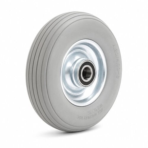 TENTE PU band 200mm metaal grijs asgat 20mm 