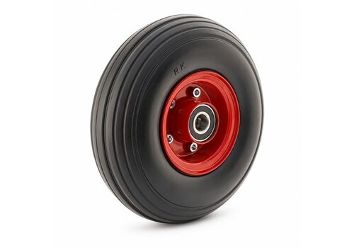 Steekwagenwiel massief asgat 20mm PRO Xtreme rood 