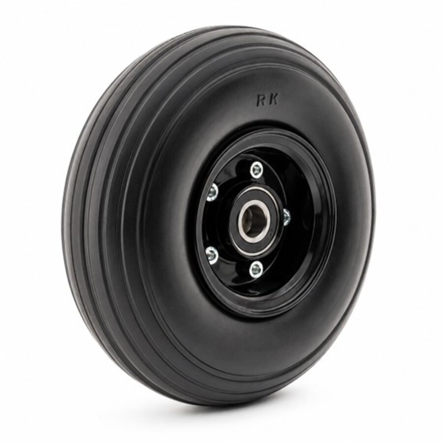 Steekwagenwiel massief asgat 20mm PRO Xtreme zwart-1