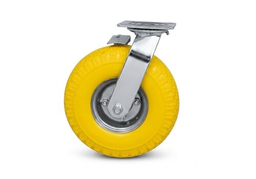 FARO zwenkwiel anti-lek 260mm plaatbevestiging met rem 