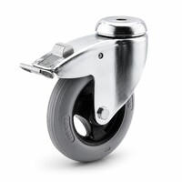 thumb-TENTE zwenkwiel unilast rubber 125 3KS boutgat met rem-1