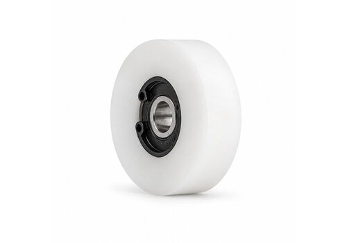 Geleidewiel nylon 45x14mm asgat 8mm 