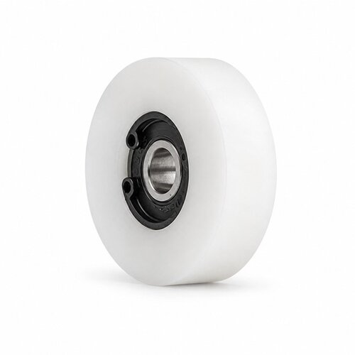 Geleidewiel nylon 45x14mm asgat 8mm 